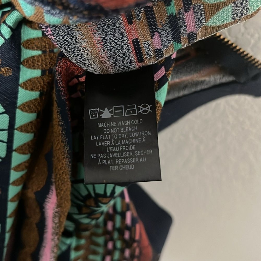 NOMAD MORGAN (Anthropologie) Carper Print Skirt, Size 6 - Picture 9 of 10